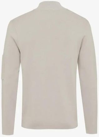Genti Cool Dry Half Zip - Heren - Coltruien - Beige - M - Truien & Vesten