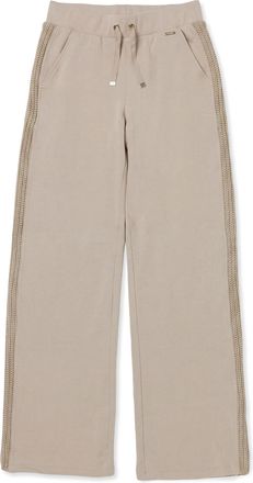Freddy Pantaloni donna wide leg in modal con inserti in tricot
