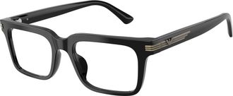 Emporio Armani Optisch Montuur - Heren - Brillen - Zwart - 53 MM - Accessoires