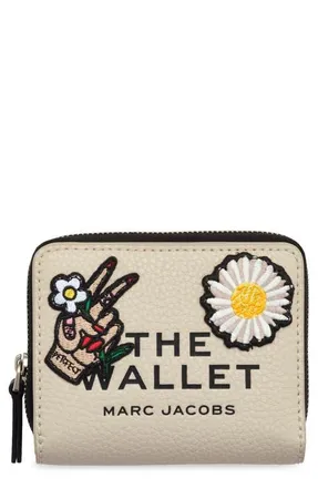 Marc Jacobs The Mini Compact Wallet in Cloud White Multi at Nordstrom