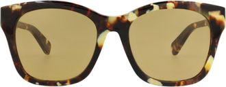 Chlo&eacute; Square-Frame Recycled Acetate Sunglasses
