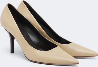 The Row Rita leather pumps