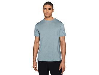 Icebreaker Merino Blend 125 Cool-Litetm Sphere Short Sleeve T-Shirts Mens Clothing Flint Blue : XL, Tencel/Wool