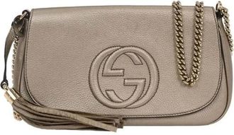 Gucci Pre-owned Cross Body Bags, female, Beige, Size: ONE SIZE Pre-owned Cross Body Bag