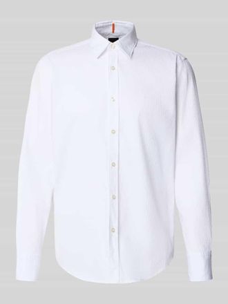 Boss Orange by Hugo Boss BOSS Orange Regular Fit Freizeithemd aus Baumwoll-Mix Modell RELEGANT in Weiss, Gr&ouml;&szlig;e L