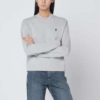 Ami Grey Ami De Coeur sweatshirt