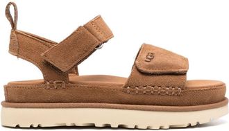 UGG Goldenstar touch-strap sandals - women - Suede - 10 - Brown