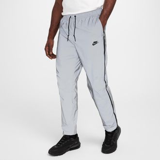 Nike Mens Tech Woven Reflective Pants in Grey | FZ7587-035