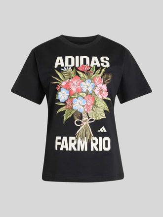 adidas Regular Fit T-Shirt aus reiner Baumwolle in Black, Gr&ouml;&szlig;e XL