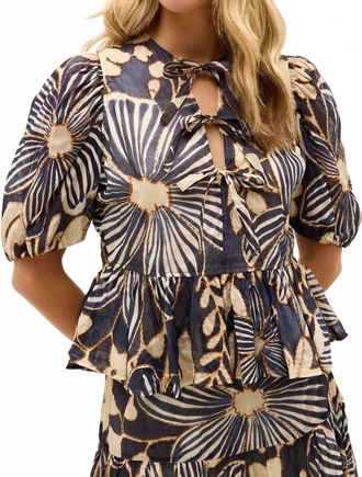 Marie Oliver Estella Top In Moonflower