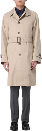 Burberry Klassieke Trenchcoat Stijl - Heren - Trenchcoats - Beige - M - Katoen - Jassen