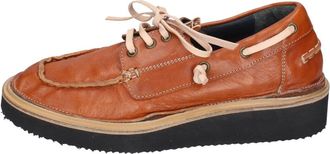 Moma Leren Loafers - Dames - Veterschoenen - Bruin - 37 EU - Leer - Schoenen