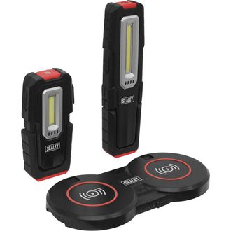 Loops Inspection Light Kit with Wireless Charging Base - 1 x Slimline & 1 x Standard