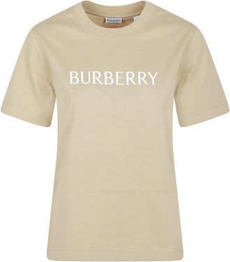 Burberry T-shirts en Polos - Dames - T-shirts - Beige - M - Katoen - Tops
