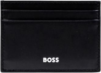 HUGO BOSS Wallets & Cardholders, male, Black, ONE SIZE, Leather Wallet with Inside Compartments