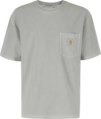 Carhartt Work in Progress S/S Loose Pocket T-Shirt - Heren - T-shirts - Groen - M - Katoen - Tops