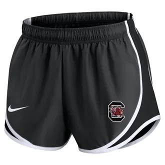 Nike Womens College Tempo (South Carolina Gamecocks) Dri-FIT Shorts in Black | W73053H119SCAR-BLK