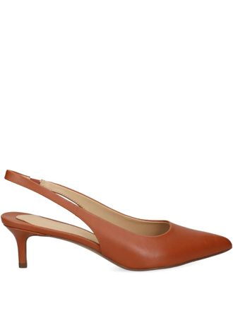 Lauren Ralph Lauren Slingback pumps met puntige neus - Bruin