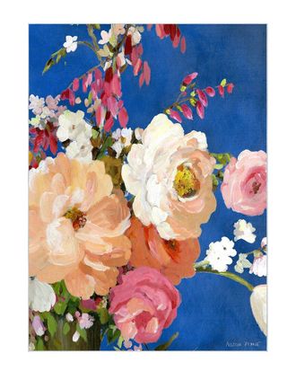 Empire Art Direct Midnight Flowers I Hand Washable Art Area Rug