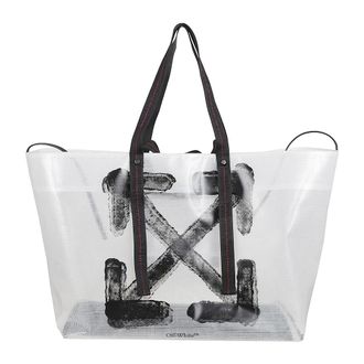 Off-white Tassen, Dames, Wit, ONE Size, Heritage Day Off Tote Ripstop