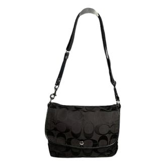 Coach Borsa a spalla in tessuto Pre-owned - - Pre-owned - Donna - Marrone - ONE SIZE