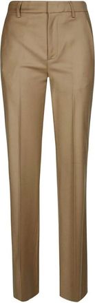 Dondup Chinos - Dames - Broeken - Bruin - Maat: M Wol