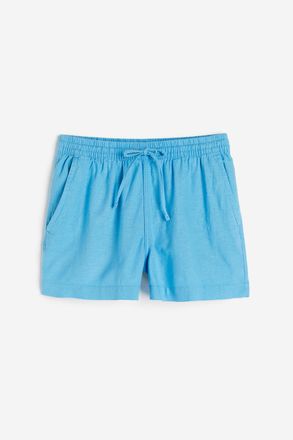 H&M Shorts aus Leinenmix - Blue