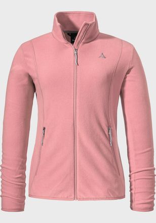 Sch&ouml;ffel Fleecejacke SCH&Ouml;FFEL Fleece Jk Style Ash WMS, Damen, Gr. 44, pink (3465, pink), Oberstoff: 100% Polyester, regular fit, hoch geschlossener Ausschnitt,