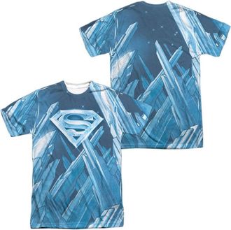Gildan Superman Solitude (Front/Back Print) Short Sleeve Adult 100% Poly Crew Tee / T-Shirt