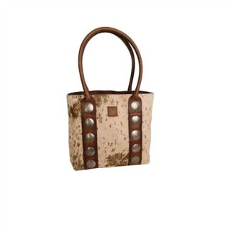 StS Ranchwear Womens Serengeti Tote Bag In White/brown