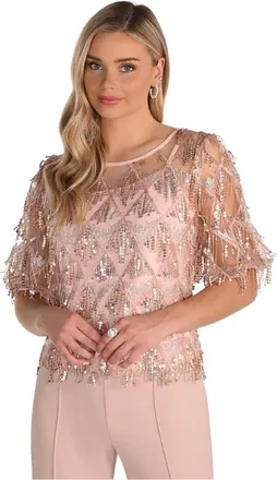 Frank Lyman Design Dames, Blouses & Shirts, Roze, Maat: S