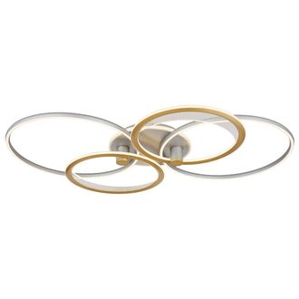 Globo Lighting Plaf&oacute;n - Umbra - Plateado - Aluminio - Led - 67333-70