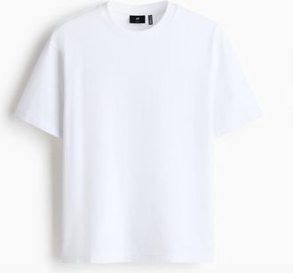 H&M Coolmax Relaxed Fit T-shirt in White at Nordstrom, Size Xx-Large
