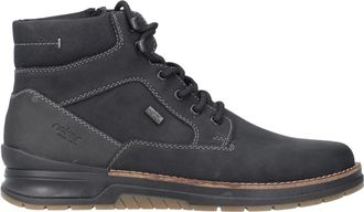 Rieker Casual Enkelhoge Laarzen met Sluiting - Heren - Veterlaarzen - Zwart - 41 EU - Wol - Schoenen