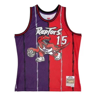 Mitchell & Ness x NBA Toronto Raptors 1998-99 Split Swingman Jersey Vince Carter 15 SMJY4845-TRA98VCAPRRD