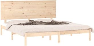 vidaXL Estructura De Cama Madera Maciza 150x200 Cm Vidaxl