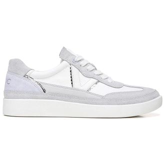 Vionic Mylie Suede Leather Womens Lace Up Trainers - White - Size:UK 6.5