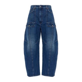 Sportmax Sportmax, Loose-fit Jeans, female, Blue, Size: W29 Violino Jeans