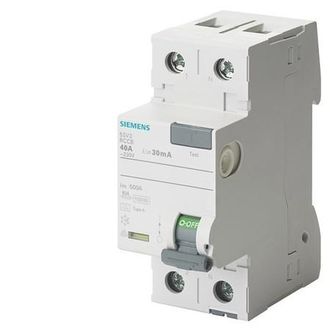 SIEMENS 5sv3311-6 Interruptor Diferencial Blanco 16 A 30 Ma