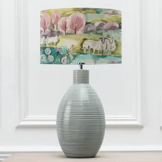 Voyage Maison Epona Table Lamp With Buttermere Eva Lampshade in Blue