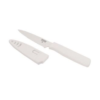 Kuhn Rikon Colori Non-Stick Straight Paring Knife with Safety Sheath, 4 inch in White at Nordstrom