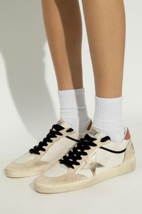 Golden Goose Ball Star Sports Shoes, Womens, Cream