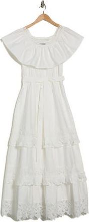 By Design Jane Off the Shoulder Maxi Dress in White at Nordstrom Rack, Size X-Small