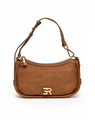 Ermanno Scervino Angelica Two-Tone Shoulder Bag Crafted from Bovine Leather