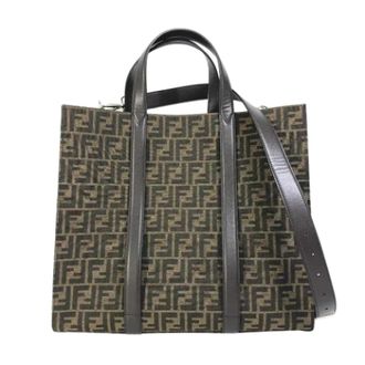 Fendi Pre-owned Canvas fendi-bags - Dames - Vintage Shopper - Bruin - ONE Size - Vintage