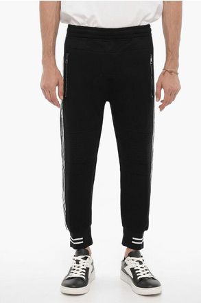 Neil Barrett Neoprene Skinny Fit Biker Joggers with Contrasting Side Band size Xxl