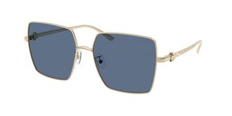 Tory Burch TY6120 334680 Womens Sunglasses Gold Size 57