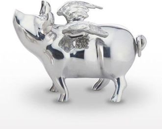 Lunares Flying Pig Bank in Silver at Nordstrom