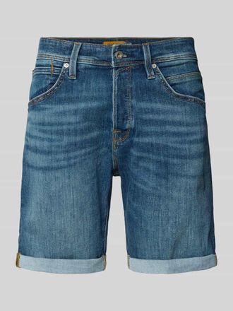 Jack & Jones Jack & Jones Regular Fit Jeansshorts im 5-Pocket-Design Modell RICK in Dunkelblau, Gr&ouml;&szlig;e L