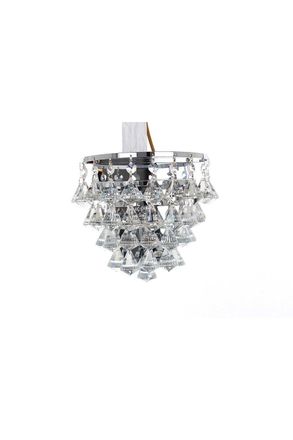 Netlighting Parma 1 Light Chrome Wall Light Fitting in Grey